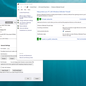 Windows defender firewall