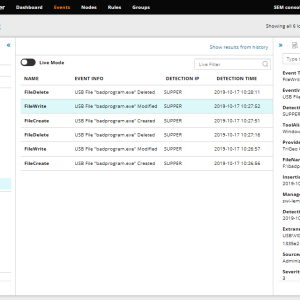 Security Event Manager (SEM)